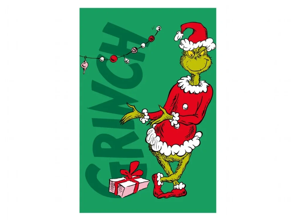 Mikroflanelová deka Grinch Presents