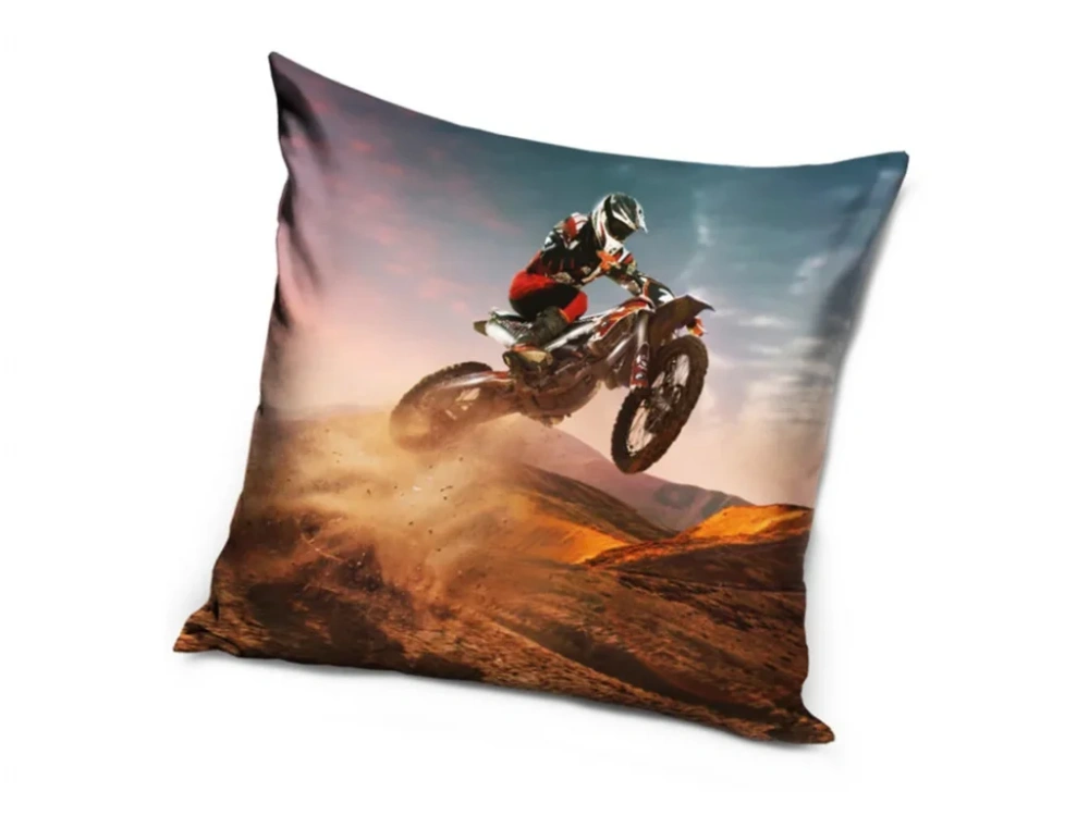 Dětský polštářek Motocross Král písečných dun