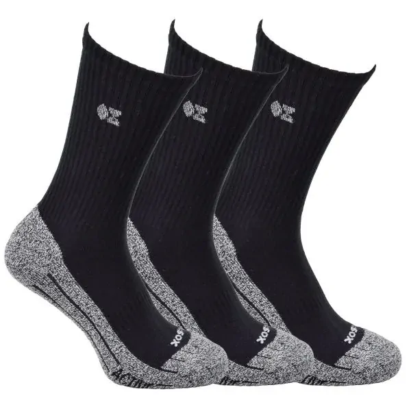 OXSOX Active pánské bavlněné antibakteriální sportovní froté ponožky mix - 5101123 - 3 páry
