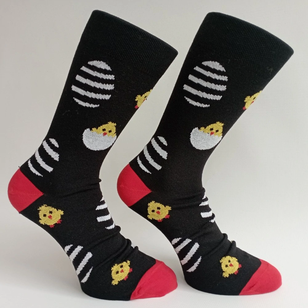 Vzorované ponožky KUŘE