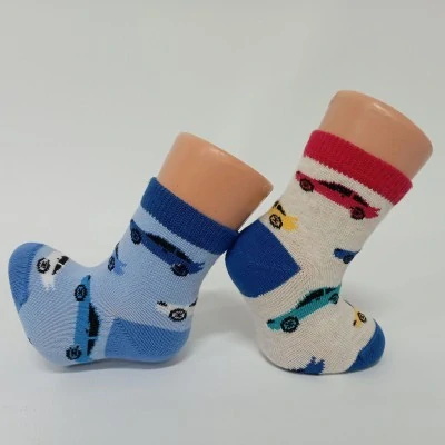Bavlněné ponožky AUTA