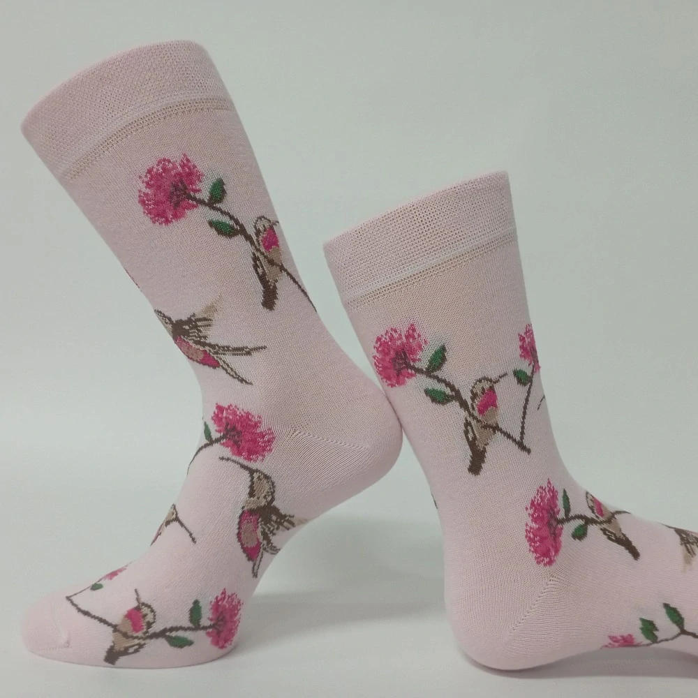 Vzorované ponožky KOLIBŘÍK