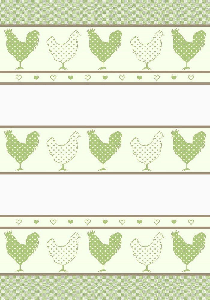 Utěrka Extra savá 50x70 Slepičky zelené - 3 ks