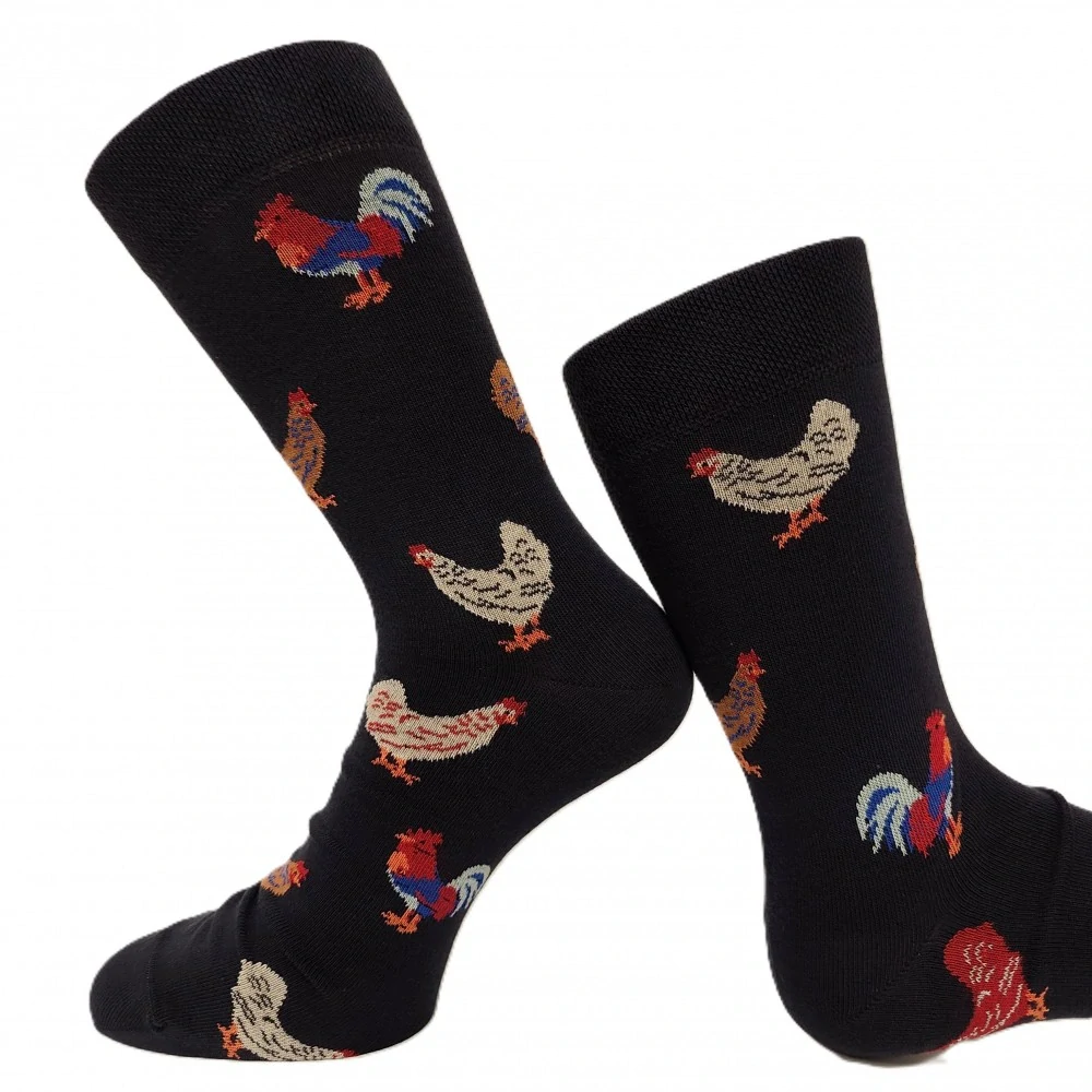 Vzorované ponožky SLEPICE