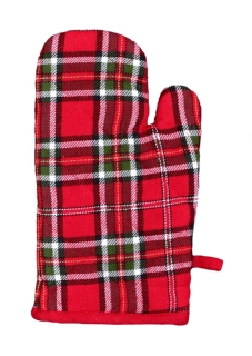 Vánoční kuchyňská chňapka 1 ks Kostka červená 20491