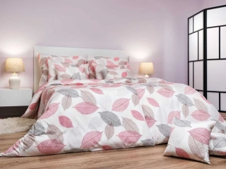 Povlečení flanel Podzim hnědý