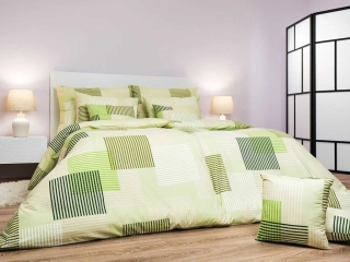 Povlečení bavlna Patrik zelený