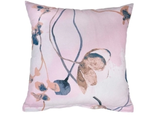 Povlak na polštář bavlna Bloom elegance pudrová