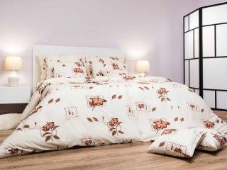 Povlečení bavlna Ibišek banánový