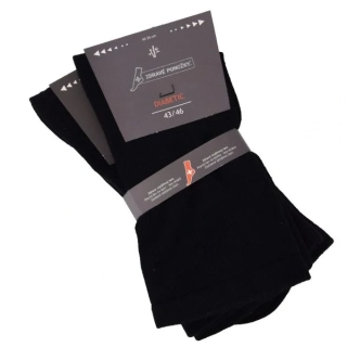Zdravé ponožky rozšířené unisex zdravotní bambusové jednobarevné diabetické ponožky mix1 - 2 páry - 91224
