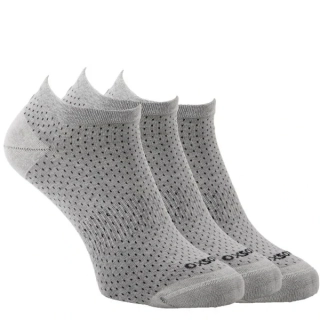 OXSOX Active dámské jednobarevné bavlněné sneaker sportovní ponožky mix1 - 94012 - 3 páry