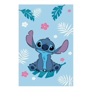 Dětská fleecová deka Lilo a Stitch Blue