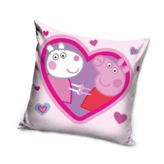 Povlak na polštářek Prasátko Pepina a kamarádka Suzy