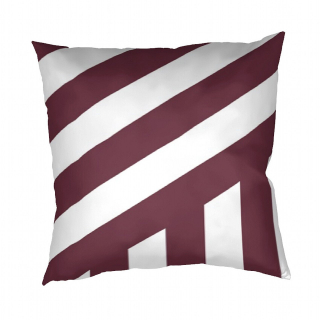 Povlak na polštář bavlna Zebra bordó