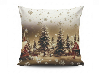 Vánoční povlak Zasněžená krajina