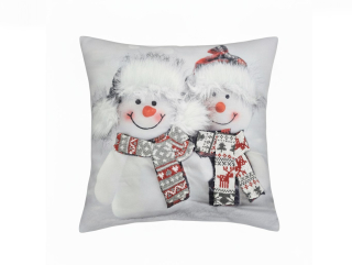 Vánoční povlak Dva sněhuláci 3D CYHA7370MW