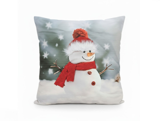 Vánoční povlak Sněhulák 3D