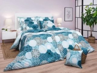 Povlečení bavlna Mandala mentol