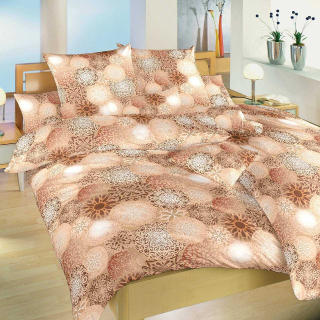 Povlečení bavlna Mandala béžová