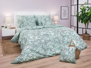 Povlečení bavlna Iluze 2 mentol