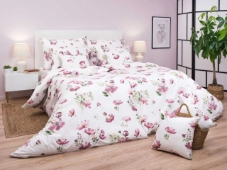 Povlečení bavlna Sasanka pudrová 