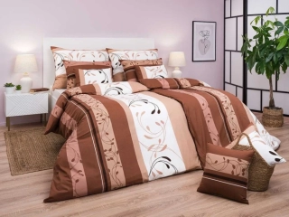 Povlečení bavlna Slezsko nugát