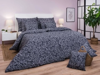 Povlečení krep Sorat tmavě šedý