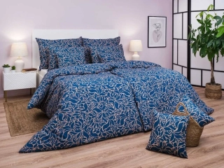 Povlečení krep Sorat tmavě modrý