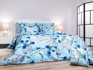 Povlečení krep Milaya modrá