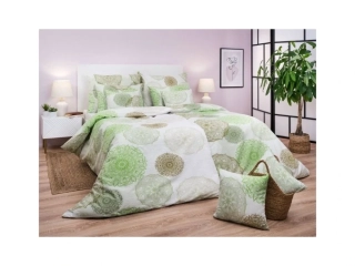 Povlečení flanel Magic světle zelená