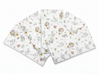 Látková plena 70x70 cm Koala holka (balení 5 ks)