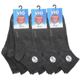 OXSOX Active unisex bavlněné kotníkové sportovní jednobarevné ponožky - 53010 - 9 párů