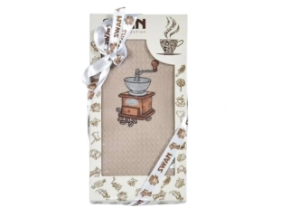 Dárkové balení utěrky SWAN Mlýnek a zrno 50x70 cm 1 ks