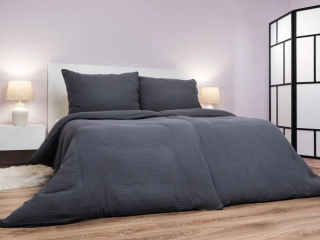 Povlečení mušelín Šedé