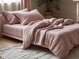 Povlečení mušelín Violet-rose