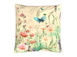 Povlak Modrý motýl na louce CYH7555 40x40 cm