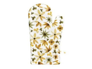 Kuchyňská chňapka Žluté a olivové květy 25230 1 ks
