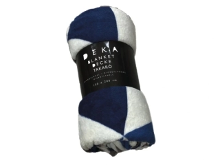 Mikroflanelová deka vzor C - DK01/TROJUHELNIK