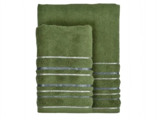 Ručník ZARA tmavě zelený 50x100 cm
