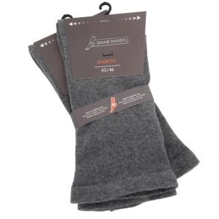 Zdravé ponožky unisex bavlněné elastické rozšířené jednobarevné ponožky s volným lemem mix - 31114 - 2 páry