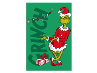 Mikroflanelová deka Grinch Presents