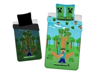 Povlečení Minecraft Jungle Fight svítící efekt
