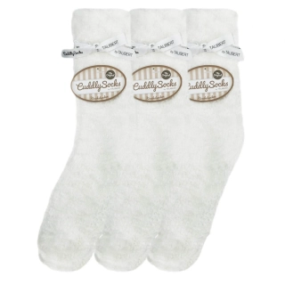 Taubert luxusní dárkově balené žinylkové jednobarevné ponožky SMOOTH offwhite - 333600588 -  3 páry
