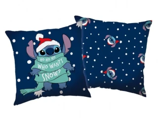 Polštářek Stitch Snow Xmas