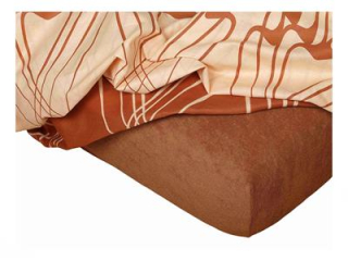 Froté prostěradlo - nugát C