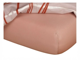 Jersey prostěradlo - béžová B