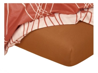 Jersey prostěradlo - nugát C