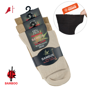 Kvalitní zdravotní bambusové zkrácené ponožky RS - 3 páry Kód zboží: 43010