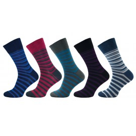 Ponožky comfort proužek 1014 - balení 5 párů