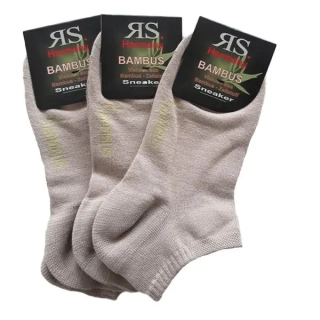 Kvalitní bambusové unisex SNEAKER ponožky RS - 3 páry Kód zboží: 43026